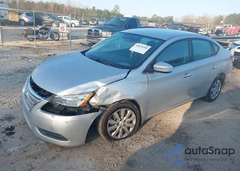 2014 Nissan Sentra S из США, поврежденный, VIN 3N1AB7AP3EL681450